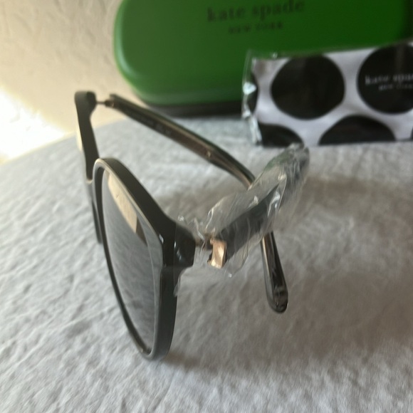Kate Spade: Black Kimberlyns Singlasses- Gray Gradient main image 15